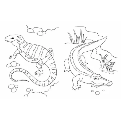 Велика книга розмальовок Тварини 1736031, 64 сторінки