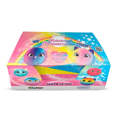 Дисплей м'яких колекційних іграшок-сюрпризів "Doki Doki" &ndash; МАЛЕНЬКІ ПУХНАСТИКИ (12 шт.)