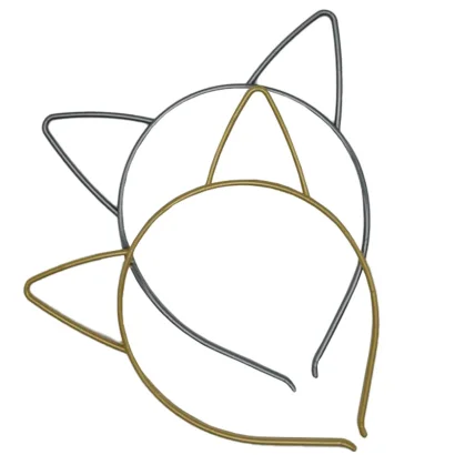 Обідок для волосся "Вушка" 0106-205, 12 штук