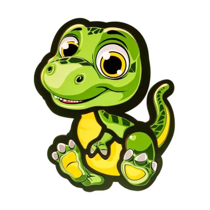 Дитячий пазл-вкладиш "Динозавр" Puz-22970, 8 елементів