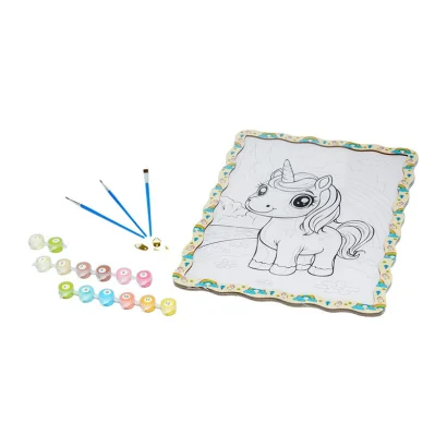 Дитячий набір для розпису по дереву "Милий Єдиноріг" Puz-22950 формат А3