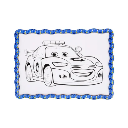 Дитячий набір для розпису по дереву "Поліцейська машинка" Puz-22952 формат А4