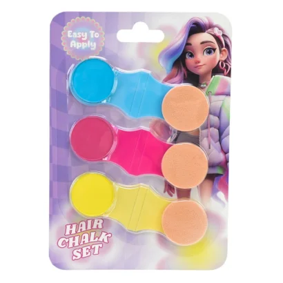 Дитяча косметика "Крейда для волосся" UKR2411, 3 кольори