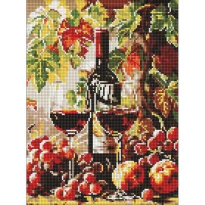 Алмазна мозаїка "Осіннє вино" &copy;art_selena_ua AMO8114, 30х40 см 