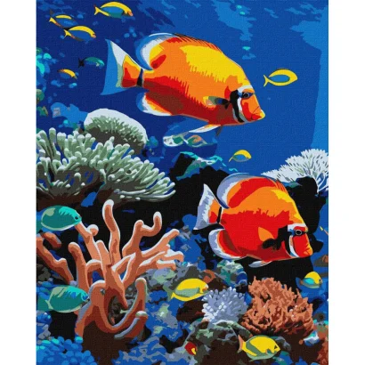 Картина за номерами "Яскравий риф" KHO6703, 40х50 см 