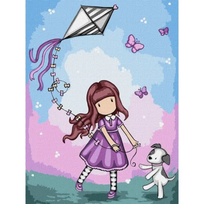 Картина за номерами "Don&rsquo;t Fly Away Santoro Gorjuss Collection" KHO8585, 30х40 см