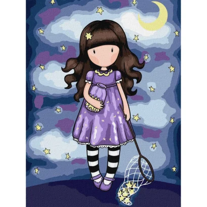 Картина за номерами "Catch A Falling Star Santoro Gorjuss Collection" KHO8680, 30х40 см