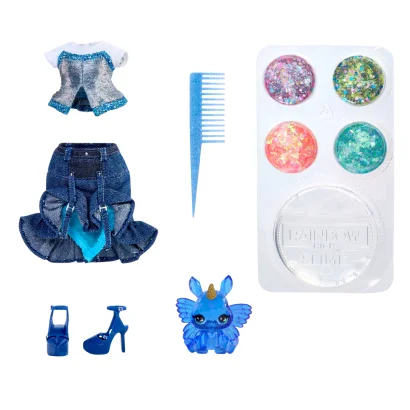 Ігровий набір з лялькою RAINBOW HIGH серії "Rainbow Shimmers" - СКАЙЛЕР (зі слаймом)