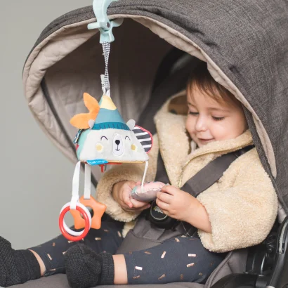 Розвиваюча іграшка-підвіска колекції "Полярне сяйво" - СНІГОВА ПІРАМІДКА