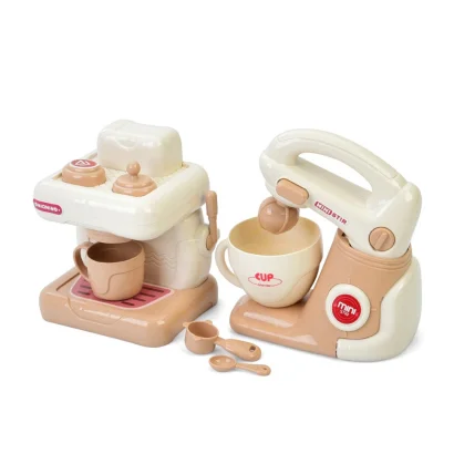 Дитяча побутова техніка "Міксер-Кавоварка" E02 механічний обертовий віночок 