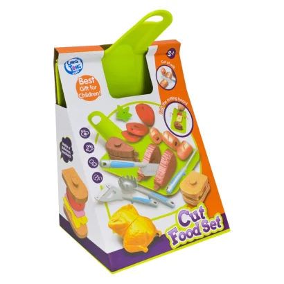 Дитячий набір продуктів "Фаст-фуд" LT8801-8D, овочі, прибори   