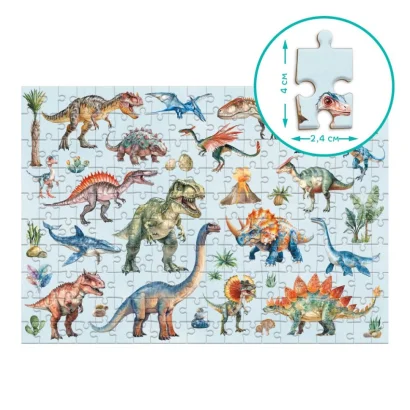 Дитячий пазл Монтессорі "Динозаври" 200631, 200 елементів