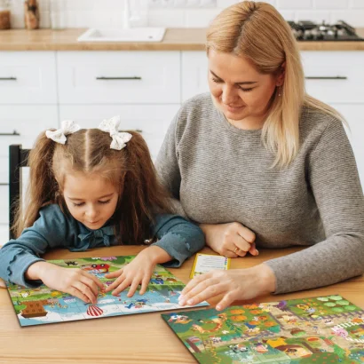 Дитячий віммельпазл "Літо у селі" 300659, 60 елементів                                                                     