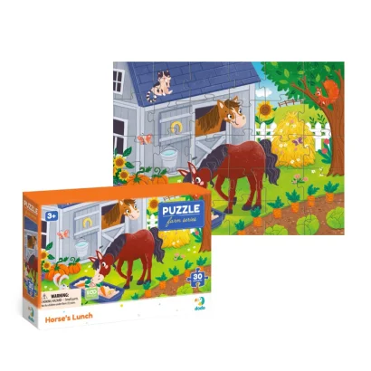 Дитячий пазл "Обід для коника" 300684, 30 елементів