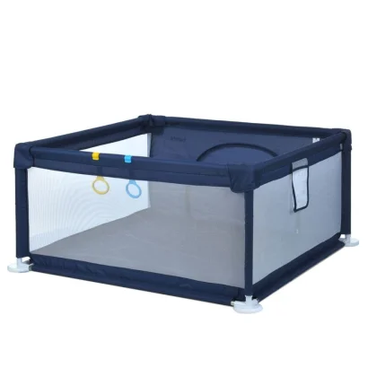 Дитяче ліжко-манеж MR 1339-BL, ширина з ніжками 132 см