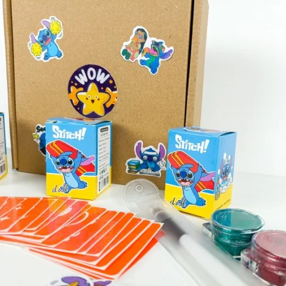 Набір для біо-тату "Wow Box Стіч " wow-box-stich-3 для 3 дітей