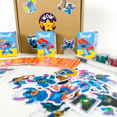 Набір для біо-тату "Wow Box Стіч " wow-box-stich-3 для 3 дітей