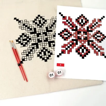 Набір для творчості екосумка-розмальовка "Вишиванка&ldquo; N0003651, 38х42 см