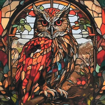 Алмазна мозаїка "Погляд мудрості" DEEX16297 не повна викладка 30х30 см