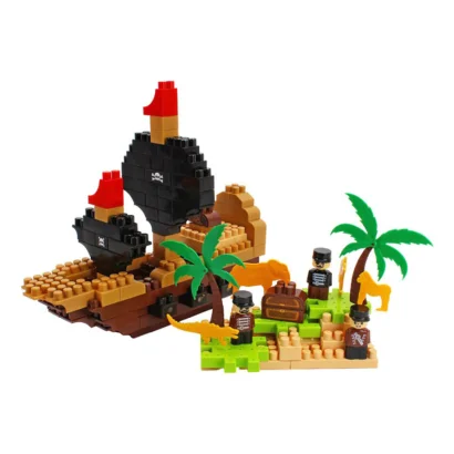 Дитячий розвиваючий конструктор "Pirate island" 2642TXK 170 деталей