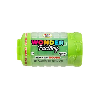 Незастигаюча маса для ліплення в баночці 595120, 5x5x8 см Зелений