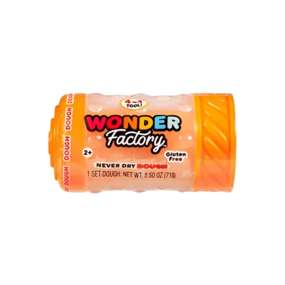 Незастигаюча маса для ліплення в баночці 595120, 5x5x8 см Помаранчевий