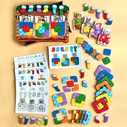 Дерев'яний сортер "Тварини в ліжечку" PSD302 (ПСД302)