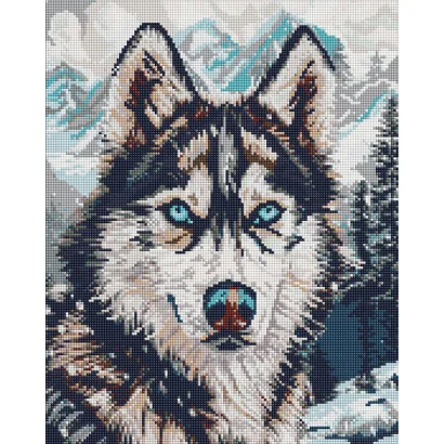 Алмазна мозаїка "Очі півночі" &copy;art_selena_ua AMO20041, 40х50 см