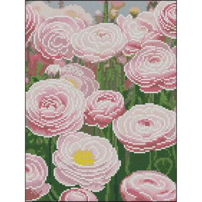 Алмазна мозаїка без підрамника "Весняне поле" ZAV3040-16, 30х40 см