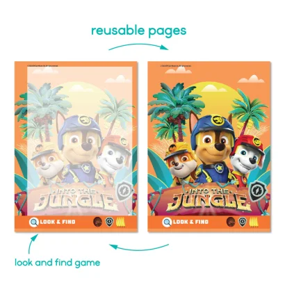 Водні розмальовки "Джунглі. Щенячий патруль" 200630, 8 сторінок