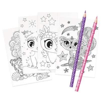 Потрійний пенал з наповненням NEBULOUS STARS &ndash; КРИСТАЛІЯ