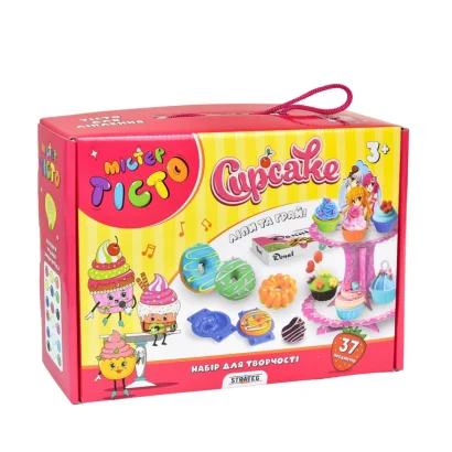 Дитячий набір для творчості "Містер тісто Cupcake" 41016, 37 предметів