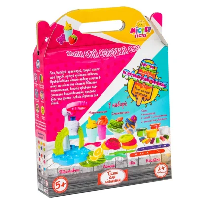 Дитячий набір для творчості "Містер тісто - Ice paradise" 71502, 24 предмети
