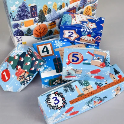 Дитячий набір для творчості розфарбовування гіпсової фігурки "Адвент календар" 31047