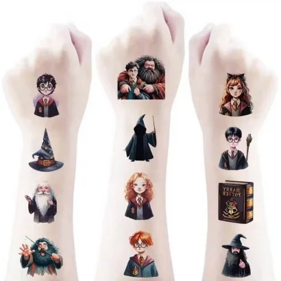 Дитячі тимчасові тату "Гаррі Поттер та інші" Potter-mini-tattoo-20, 5х5 см