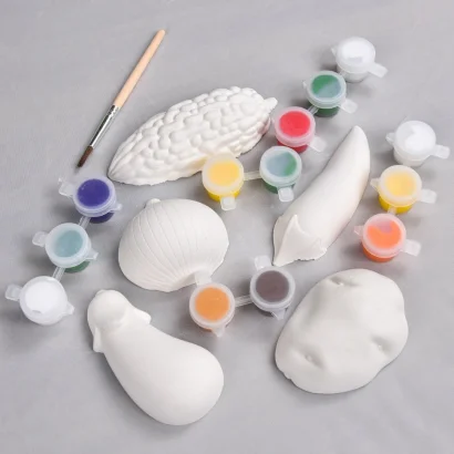 Набір для творчості Гіпсові розмальовки "Розфарбуй овочі" 31000