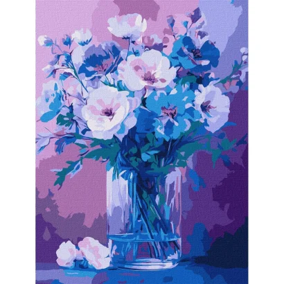 Картина за номерами "Ніжні квіти" &copy;art_selena_ua KHO3323, 30х40 см