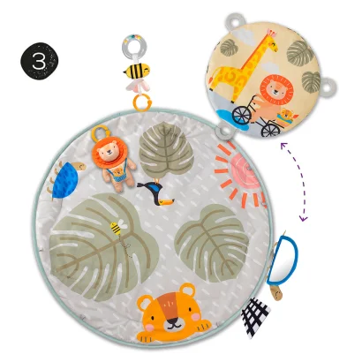 Розвиваючий музичний килимок з дугами колекції &quot;Савана&quot; - ПРИГОДИ НА 360°