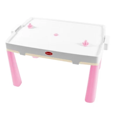 Дитячий стіл з накладкою для гри у аерохокей 04580/12 рожевий