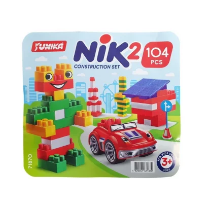 Дитячий конструктор з великими деталями "NIK-2" 71870, 104 деталі