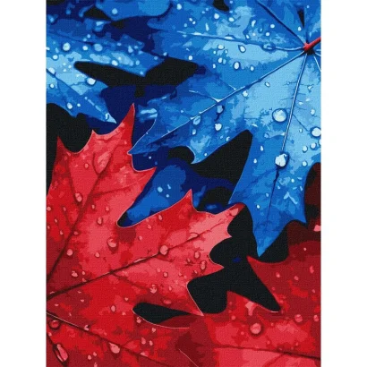 Картина за номерами "Осіння роса" &copy;art_selena_ua KHO5723, 30х40 см