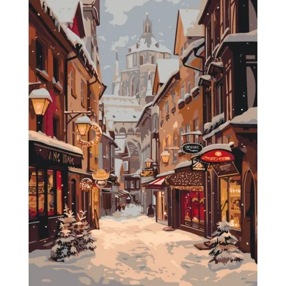 Картина за номерами "Вечір у місті" &copy;arttem_illustration 11080-AC 40х50 см