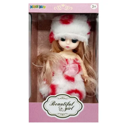 Дитяча іграшкова лялька 1361-5 шарнірна, розмір 15 см