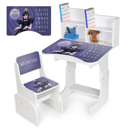 Дитяча парта N 2071-24-1 висота 3 положення, зі стільчиком