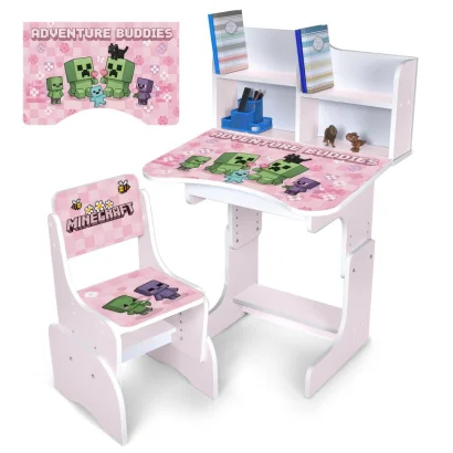 Дитяча парта N 2071-25-7 висота 3 положення, зі стільчиком