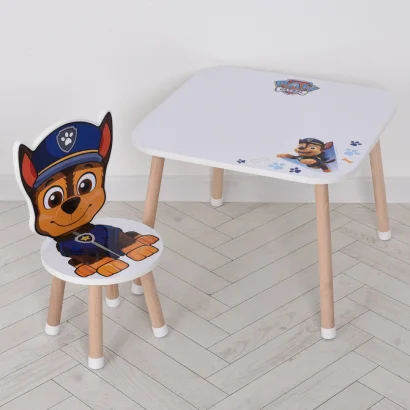 Дерев'яний дитячий столик M 502-3 зі стільчиком
