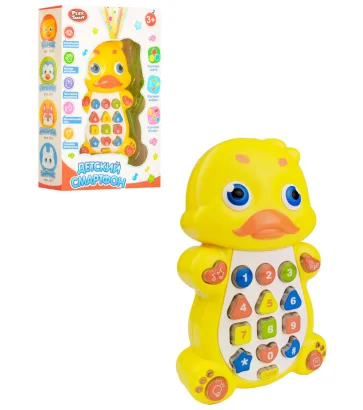 Дитячий розвиваючий телефон 7614 (укр.) з проектором  7614-2 (Качка)