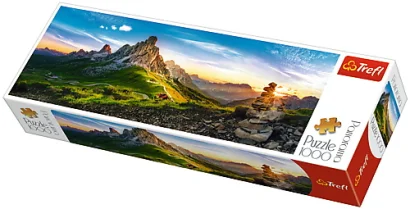 Пазли - (1000 елм. Панорама) - "Пассо ді Гіа", (Доломіти) 