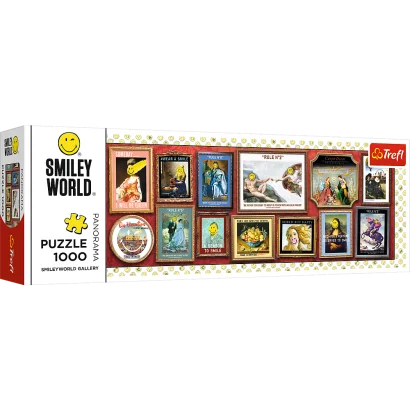 Пазли - (1000 елм. Панорама) - "Веселі картини"