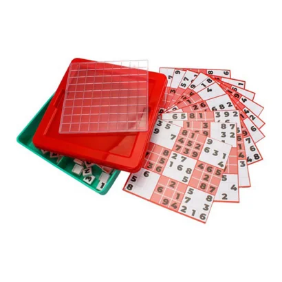 Дитяча розвиваюча гра "Судоку" 2956TXK 81 фішка, 10 шаблонів